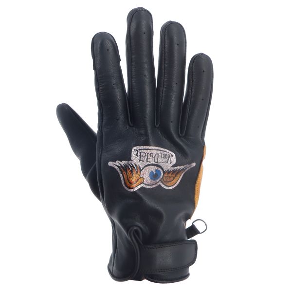 Motorradhandschuhe Von Dutch Vision Leather Gold Black