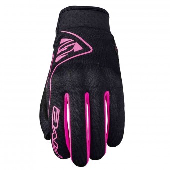 Motorradhandschuhe Five Globe Woman Black Pink Neon