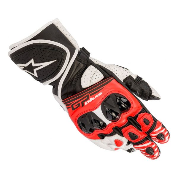 Motorradhandschuhe Alpinestars GP Plus R V2 Black White Bright Red