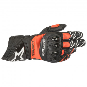 Motorradhandschuhe Alpinestars GP PRO R3 Black Red Fluo