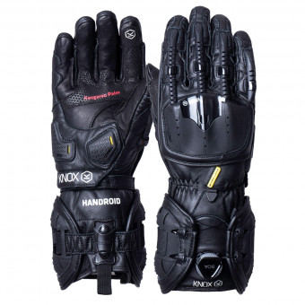 Motorradhandschuhe Knox Handroid MK4 All Black Motorradhandschuhe Knox Handroid MK4 All Black