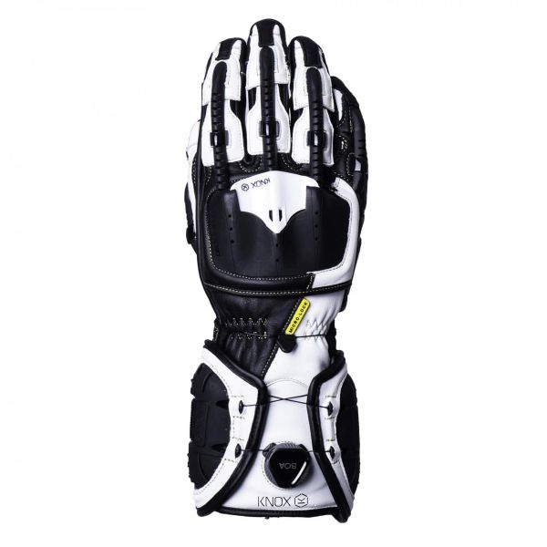 Motorradhandschuhe Knox Handroid MK4 Black White Motorradhandschuhe Knox Handroid MK4 Black White