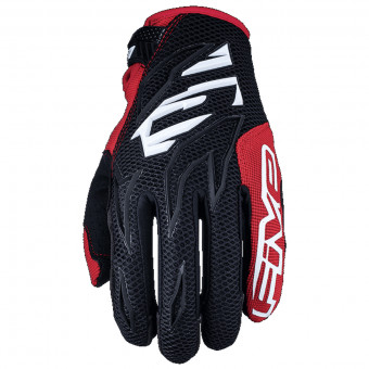 Motorradhandschuhe Five MXF3 Black White Red