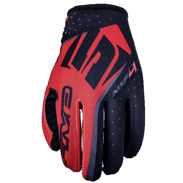 Motorradhandschuhe Five MXF4 Black Red Motorradhandschuhe Five MXF4 Black Red