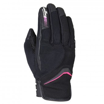 Motorradhandschuhe Furygan Oksi Lady D3O Black Pink