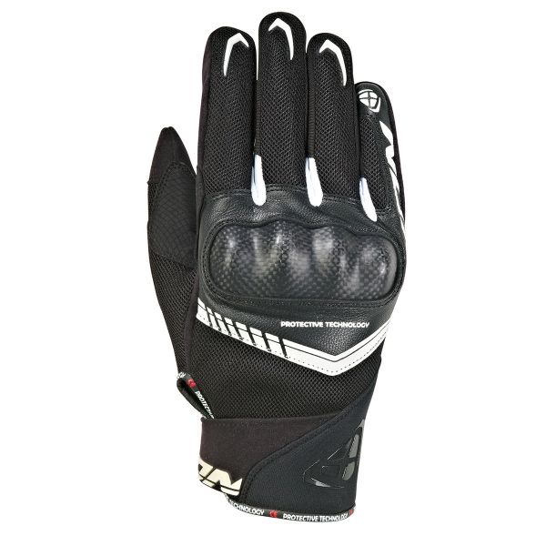 Motorradhandschuhe Ixon RS Loop 2 Black White