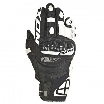 Motorradhandschuhe Ixon RS Ring Black White