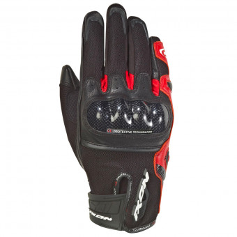 Motorradhandschuhe Ixon RS Rise Air Black Red