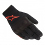Motorradhandschuhe Alpinestars S Max Drystar Black Red Fluo