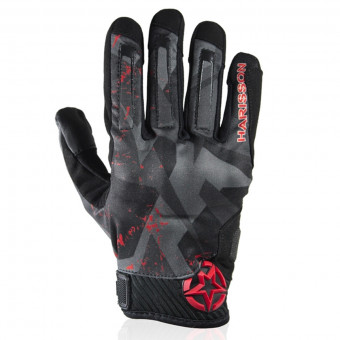 Motorradhandschuhe HARISSON Score Black Red