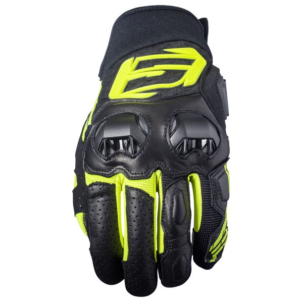 Motorradhandschuhe Five SF3 Black Yellow Neon Motorradhandschuhe Five SF3 Black Yellow Neon