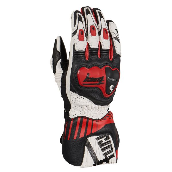 Motorradhandschuhe Furygan Shifter Evo Red Black White Motorradhandschuhe Furygan Shifter Evo Red Black White
