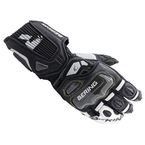 Motorradhandschuhe Bering Shoot-R Black White