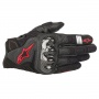 Motorradhandschuhe Alpinestars SMX-1 Air V2 Black Red Fluo