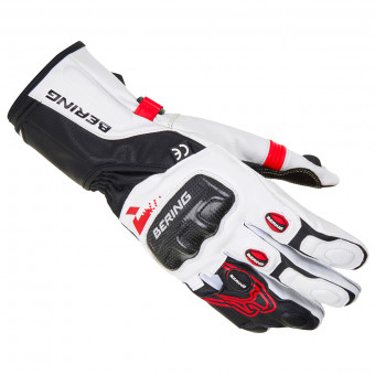 Motorradhandschuhe Bering Steel-R Black Red