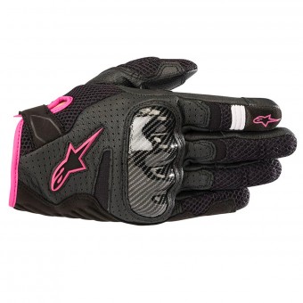 Motorradhandschuhe Alpinestars Stella SMX-1 Air V2 Black Fuchsia
