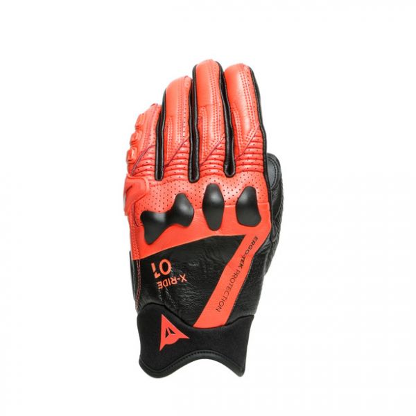 Motorradhandschuhe Dainese X-Ride Black Fluo Red