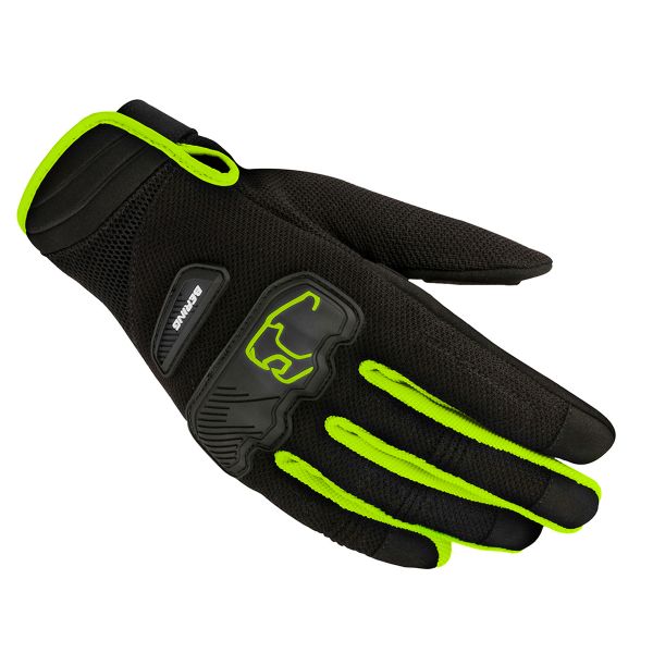 Motorradhandschuhe Bering York Black Fluo