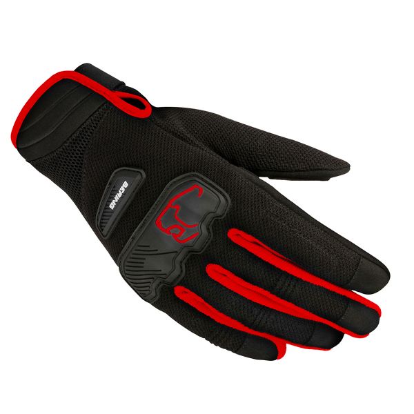Motorradhandschuhe Bering York Black Red