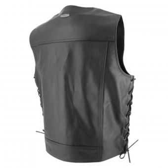 Soubirac Gilet Lace Black Leather