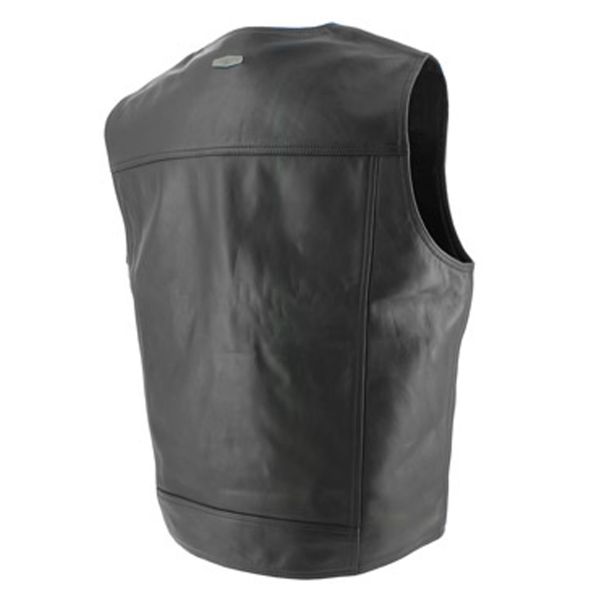 Soubirac Gilet Black Leather