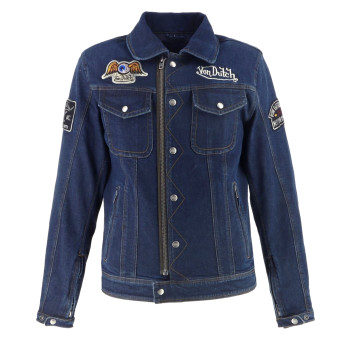 �rmellose Motorradweste Helstons West Denim Blue