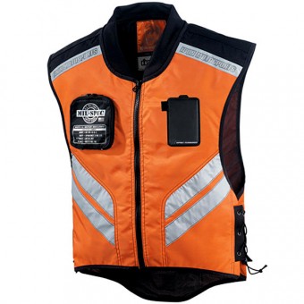 ärmellose Motorradweste ICON Mil-Spec Mesh Orange ärmellose Motorradweste ICON Mil-Spec Mesh Orange
