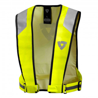 rmellose Motorradweste REV'IT Waistcoat Connector Neon Yellow