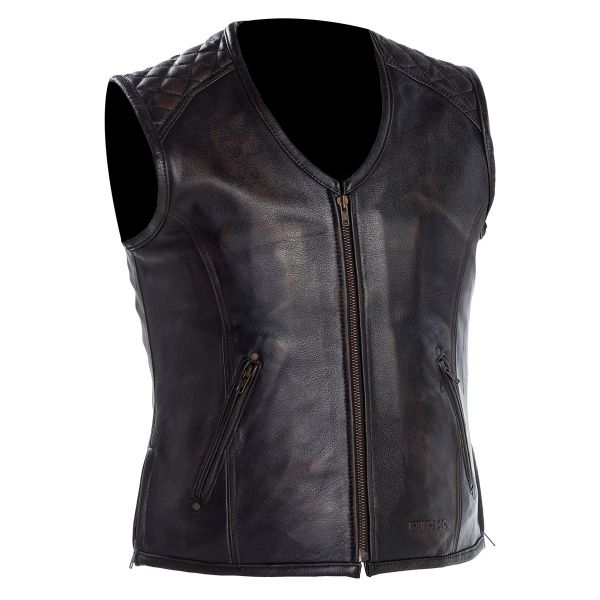ärmellose Motorradweste Richa Colt Vintage Brown ärmellose Motorradweste Richa Colt Vintage Brown