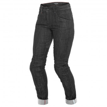 Motorradjeans Dainese Alba Slim Lady Jeans Black Rinsed