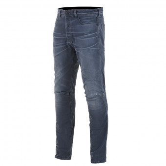 Motorradjeans Alpinestars As-Dsl Shiro Denim Rinse Plus Blue