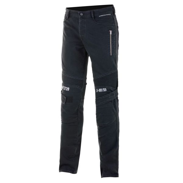 Motorradjeans Alpinestars AS-DSL Ryu Tech Black Rinse