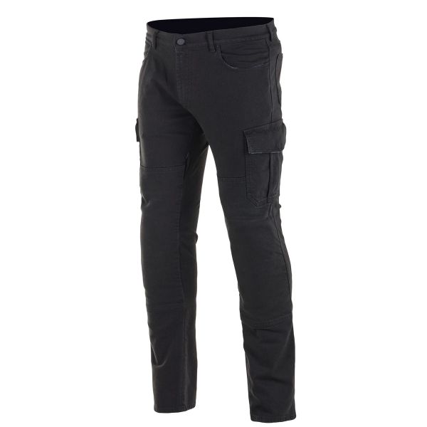 Motorradjeans Alpinestars Cargo Riding Black Distressed