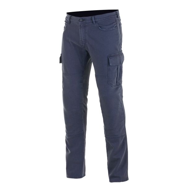 Motorradjeans Alpinestars Cargo Riding Blue Distressed