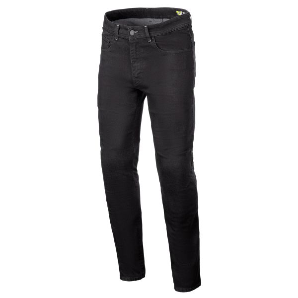 Motorradjeans Alpinestars Radium V2 Denim Pants Black Rinse Motorradjeans Alpinestars Radium V2 Denim Pants Black Rinse
