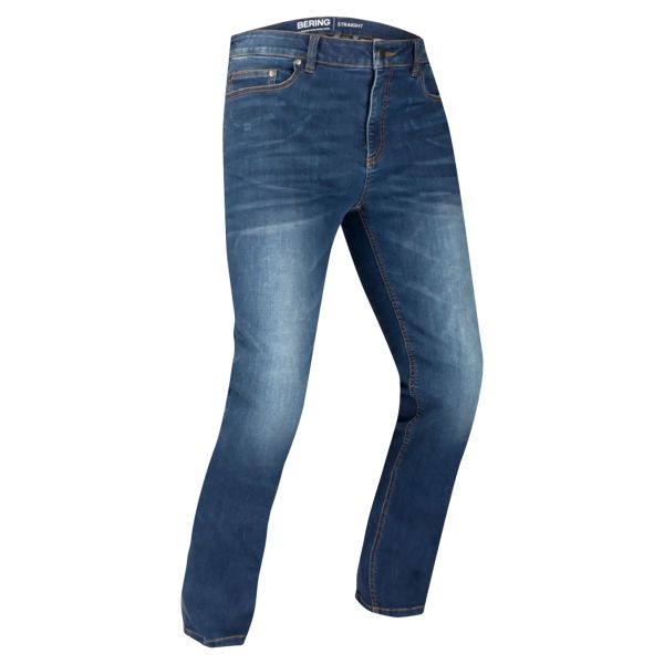 Motorradjeans Bering Trust Straight Washed Blue Motorradjeans Bering Trust Straight Washed Blue