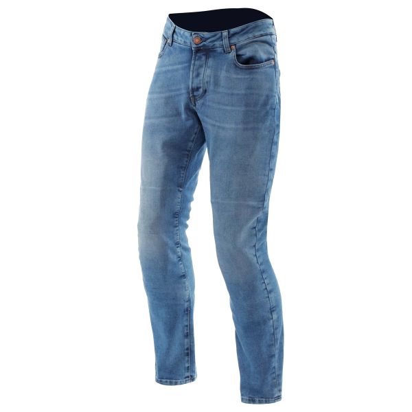 Motorradjeans Dainese 5-Pocket Denim Regular Tapered Pants Light Blue