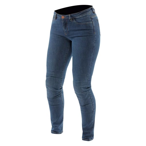 Motorradjeans Dainese 5-Pocket Denim Stretch Slim Pants Blue