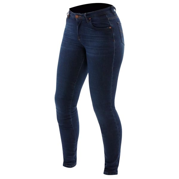 Motorradjeans Dainese Denim Skinny Pants Woman Blue
