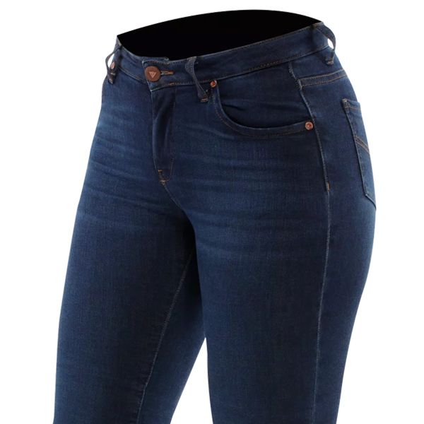 Dainese Denim Skinny Pants Woman Blue