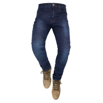 Motorradjeans HARISSON Single Layer Barrow Blau
