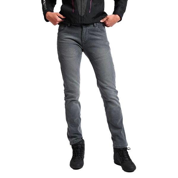 Motorradjeans Ixon Billie Washed Grey