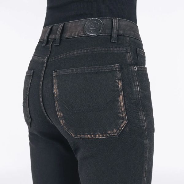 Knox Women Cartmel Kick Flare Regular Aged Black Rust