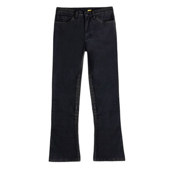 Motorradjeans Knox Women Cartmel Kick Flare Short Aged Black Rust