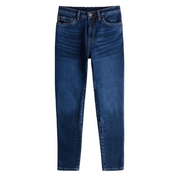 Motorradjeans Knox Women Colton Skinny Regular Stone Wash Indigo