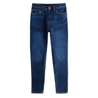 Motorradjeans Knox Women Colton Skinny Short Stone Wash Indigo