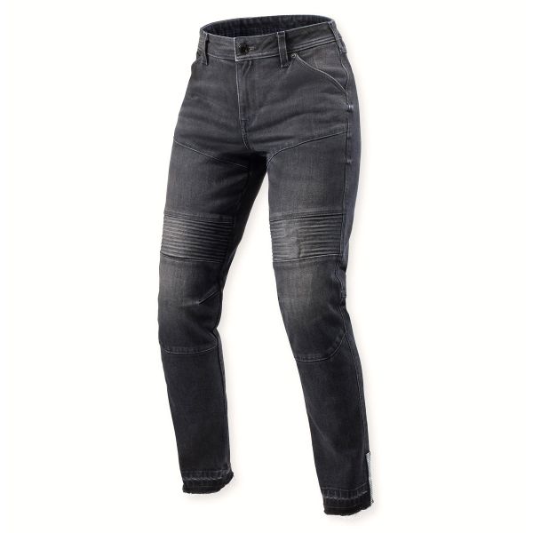 Motorradjeans REV'IT Moto 2 Ladies SF Dark Black Stone