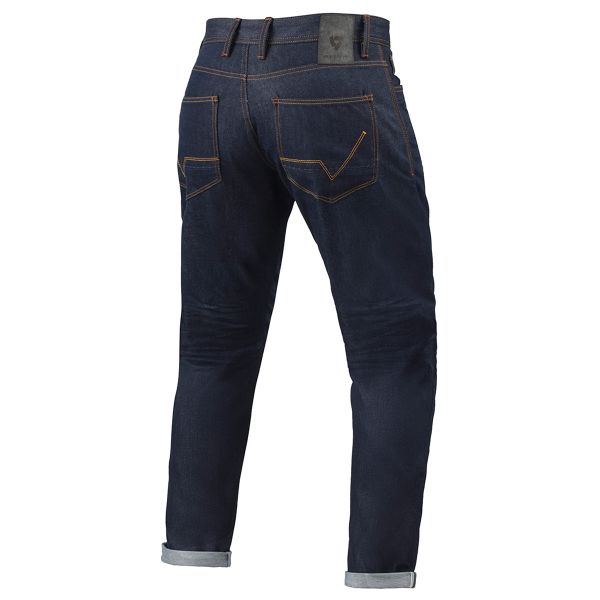 REV'IT Lewis Selvedge Tape Red Dark Blue