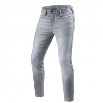 Motorradjeans REV'IT Piston 2 SK Light Grey Used