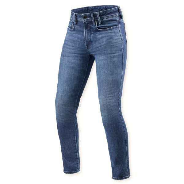 Motorradjeans REV'IT Piston 3 SK Medium Blue Used